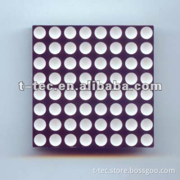 1.9mm 8x8 blue LED dot matrix